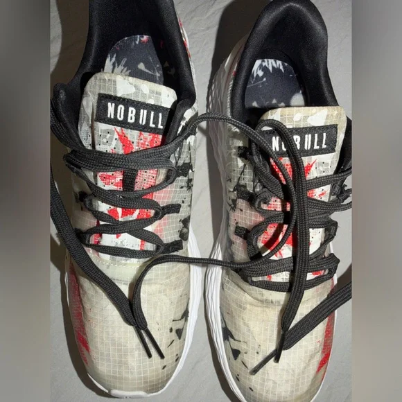 NOBULL Women's 8.5/ men's 7 translucent cactus Blossom shoes - Picture 13 of 16